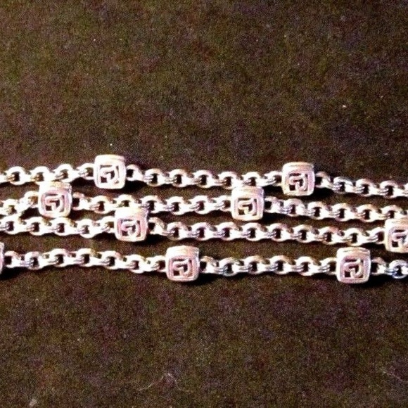 SCOTT KAY SS MULTI LINK BLUE TOPAZ BRACELET - Picture 5 of 9